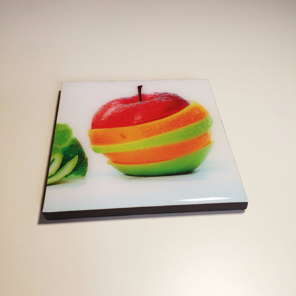 Apple Coaster Sq-keepsake box crate SAP0001 set of six (6)